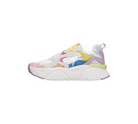 w6yz Femmes Mia-w. Oxford Flat, White Orange Azure Powder, 36 UK