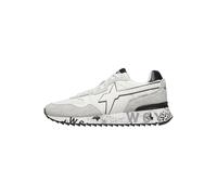 w6yz Sneakers en Tissu Technique et en Daim, Blanc-Noir- 41