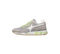 w6yz Sneakers en Tissu Technique et en Daim, Gris-Blanc 44