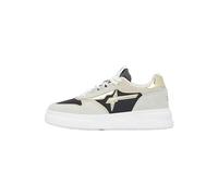 w6yz Xenia W.-Baskets en Daim et Tissu Technique-Blanc
