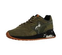 w6yz Yak-M.-Sdesiven Suede/Nylon/Splash - Militaire-Militaire (Vert, Système Tailles Chaussures EU, Adulte, Homme, Nombre, Moyenne, 44), vert, 44 EU