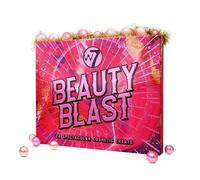 W7 Beauty Blast Calendrier de l'Avent 2025-24 Surprises Maquillage et Cosmétiques Emballées Individuellement pour Noël - Cadeaux de Noël Non Testés sur les Animaux