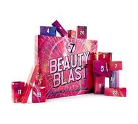 W7 Beauty Blast Calendrier de l'Avent 2025-24 Surprises Maquillage et Cosmétiques Emballées Individuellement pour Noël - Cadeaux de Noël Non Testés sur les Animaux