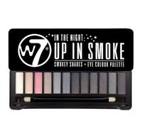 W7 In the Night Up in Smoke Eyeshadow Palette 12 Smokey Shades Eyeshadow Palette avec Pinceau