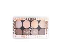 W7 Shape & Glow Highlight & Contour Powder Palette - 20 gr