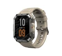 W70 Pro Montre Connectée Robuste Bluetooth 900mAh,1.45 étanche Smartwatch avec LED Lamp,Boussole - Kaki