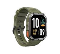 W70 Pro Montre Connectée Robuste Bluetooth 900mAh,1.45 étanche Smartwatch avec LED Lamp,Boussole - Vert