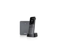 W73P - Téléphone VoIP sans fil avec ID d'appelant - DECT - (conférence) à trois capacité d'appel - SIP, SIP v2, RTCP-XR, VQ-RTCPXR - gris classique,