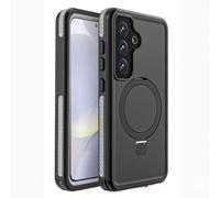 W7ETBEN Coque étanche pour Samsung Galaxy S25, [anneau invisible intégré et protection d'écran] [IP68 sous l'eau] [Anti-chute] [Anti-poussière] Coque de protection antichoc pour Galaxy S25 5G 6,2