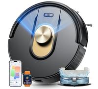 W9 Aspirateur Robot Laveur avec Serpillière | 8000Pa 150Mins Robot Vacuum Cleaner | Navigation LiDAR | Multi-étage Cartographie | Évitement d'obstacles | Silencieux pour Poils Animaux Tapis Sols Durs