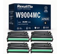 W9004MC Remplacement de la Cartouche de Toner Compatible à Haut rendement pour W9004MC avec la dernière Puce, Convient à l'imprimante Laser E60155dn E60165dn E60175dn gérée par HP LaserJet, Noir