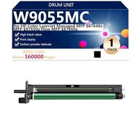W9055MC Tambour Compatible pour HP Color Laserjet Managed MFP E87640z MFP E87650z Flow MFP E87660z Imprimantes, avec Puce, Haut Rendement, 160000 Pages, Impression Nette,Black-1 Pack