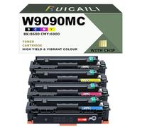 W9090MC W9091MC W9092MC W9093MC Cartouche de Toner Compatible de Remplacement pour imprimante pour HP Color LaserJet Managed E45028dn MFP E47528f (4PK-Noir / Cyan / Magenta / Jaune)