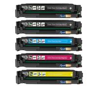 W9090MC W9091MC W9092MC W9093MC Pack 5 Toners compatible HP Noir et Couleurs E45028dn E47528f avec puce haute capacité
