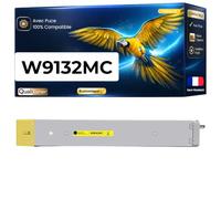 W9132MC Cartouche Toner Compatible pour HP Color LaserJet Managed MFP E78523dn E78528dn Jaune Haute Capacité avec Puce 20000 Pages Impression Professionnelle Durable