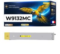 W9132MC toner compatible pour HP E78523dn E78528dn Jaune haute capacité avec puce 20000 pages impression laser professionnelle qualité durable optimale