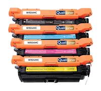 W9240MC W9241MC W9242MC W9243MC Pack de 4 Toners compatibles pour HP Color LaserJet Enterprise X557 X58045dn X55745dn Noir Cyan Magenta Jaune avec Puce Haute capacité