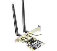 WA02 Adaptateur Bluetooth Mini PCIe vers PCIe X1 WiFi pour Module Mini PCIe WiFi 4/5/6/6e/module TPU Corail, avec kit d'antennes SMA 3,5-dBi