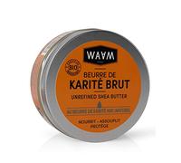 WAAM Cosmetics - Beurre de Karité Brut - Soin nourrissant et protecteur- BIO et naturel - Vegan - 100ml