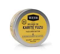 WAAM Cosmetics - Beurre de Karité Yuzu - Soin nourrissant peau et cheveux - Au beurre de Karité brut BIO et naturel - Vegan - 100ml