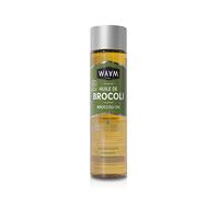 WAAM Cosmetics - Huile de Brocoli BIO - 100% pure et naturelle - Par première pression à froid - Soin cheveux bouclés, crépus, frisés - 100ml
