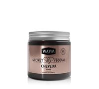 WAAM Cosmetics - Mon Secret Végétal Cheveux - Compléments alimentaires - Ingrédients d’origine naturelle - Pousse et beauté des cheveux - Vegan - 60 capsules