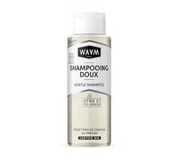 WAAM Cosmetics - Shampooing doux sans sulfate - Tout types de cheveux - Certifié BIO ECOCERT - Vegan - 400ml