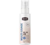WAAM Gel de Lin, Soin Hydratant et Apaisant, Pour Cheveux Bouclés et Crépus
