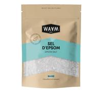 WAAM - Sel d’Epsom - 100% pur et naturel - Purifiant et relaxant - Sel de bain - 500g