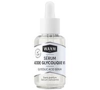 WAAM Sérum Acide Glycolique 10%, 30ml, Sans Parfum, pour Peaux Mixtes à Grasses