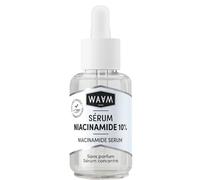 WAAM Sérum Niacinamide 10%, 30 ml, Sans Parfum, Pour Peaux Mixtes à Grasses