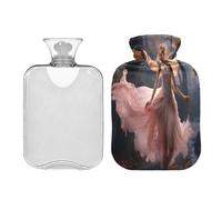 Waassud Beautiful Angel Bouillotte avec housse souple pour soulager la douleur, coussin chauffant pour le cou et les épaules, taille S