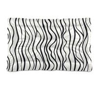 Waassud Black Line Tapis épais antidérapant et résistant à la mastication pour animaux de compagnie pour chiens et chats, doux et lavable, tapis de cage pour sol, canapé, voiture, 45,7 x 61 cm