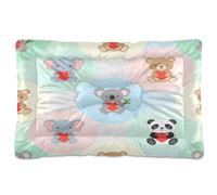 Waassud Elephant Koala Panda Tapis épais antidérapant et résistant à la mastication pour animaux de compagnie - Doux et lavable - Pour sol, canapé, voiture - 91,4 x 61 cm