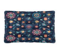 Waassud Flok-art - Tapis épais à motif mandala, tapis antidérapant et résistant à la mastication pour animal domestique, chien, chat, doux et lavable, tapis de niche pour sol, canapé, voiture, 91,4 x