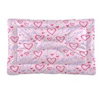 Waassud Hearts Love You - Tapis épais antidérapant et résistant à la mastication pour animaux domestiques, chiens, chats, tapis de cage doux et lavable pour sol, canapé, voiture, 45,7 x 61 cm