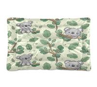 Waassud Koala Tapis épais antidérapant et résistant à la mastication pour animaux de compagnie - Doux et lavable - Pour sol, canapé, voiture - 45,7 x 61 cm - Motif koala gris
