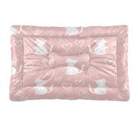 Waassud Line Art Tapis épais antidérapant et résistant à la mastication pour animaux de compagnie pour chiens et chats - Doux et lavable - Tapis de cage pour sol, canapé et voiture - 91,4 x 61 cm