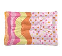 Waassud Lines and Dots Tapis épais antidérapant et résistant à la mastication pour animaux de compagnie pour chiens et chats - Doux et lavable - Tapis de cage pour sol, canapé et voiture - 91,4 x 61