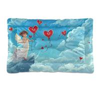 Waassud Lovely Angel Tapis épais antidérapant et résistant à la mastication pour animaux de compagnie pour chiens et chats, doux et lavable, tapis de cage pour sol, canapé, voiture, 45,7 x 61 cm