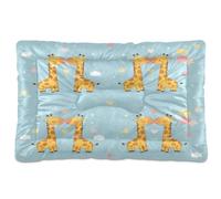 Waassud Lovely Girafes Tapis épais antidérapant et résistant à la mastication pour animaux domestiques doux et lavable pour sol, canapé, voiture, 45,7 x 61 cm