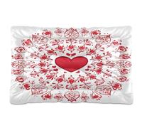 Waassud Mandala Tapis épais antidérapant et résistant à la mastication pour animaux de compagnie pour chiens et chats - Tapis de cage doux et lavable pour sol, canapé, voiture, 91,4 x 61 cm