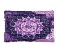 Waassud Mandalas abstraites (2) Tapis épais antidérapant et résistant à la mastication pour animaux de compagnie, chiens, chats, tapis de cage doux et lavable pour sol, canapé, voiture, 91,4 x 61 cm