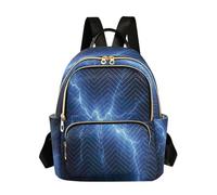 Waassud Sac à dos Lightning pour femme léger et décontracté matelassé Sac à dos de voyage tendance pour travail, gym, université, taille S, multicolore, S, Moderne