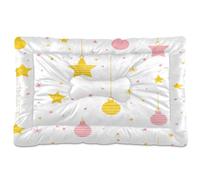 Waassud Stars and Ballons - Tapis épais antidérapant et résistant à la mastication pour animaux de compagnie, chiens, chats, tapis de cage doux et lavable pour sol, canapé, voiture, 91,4 x 61 cm