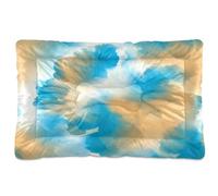 Waassud Tapis épais antidérapant et résistant à la mastication - Motif aquarelle - Doux et lavable - Pour sol, canapé, voiture - 45,7 x 61 cm