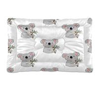 Waassud Tapis épais antidérapant et résistant à la mastication - Motif koalas mignons - Doux et lavable - Pour sol, canapé, voiture - 45,7 x 61 cm
