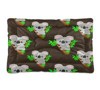 Waassud Tapis épais antidérapant et résistant à la mastication - Motif koalas mignons - Doux et lavable - Pour sol, canapé, voiture - 91,4 x 61 cm