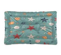 Waassud Tapis épais antidérapant et résistant à la mastication sur le thème de l'océan - Doux et lavable - Pour sol, canapé, voiture - 45,7 x 61 cm