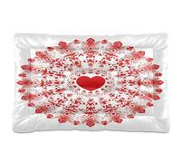Waassud Tapis rond épais et antidérapant à motif mandala, pour chien, chat, pour animal domestique, doux, lavable, pour sol, canapé, voiture, 91,4 x 61 cm